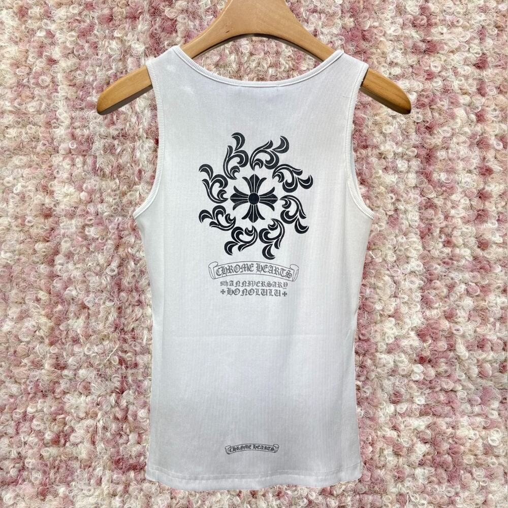 Chrome Hearts Women's White Tank Top